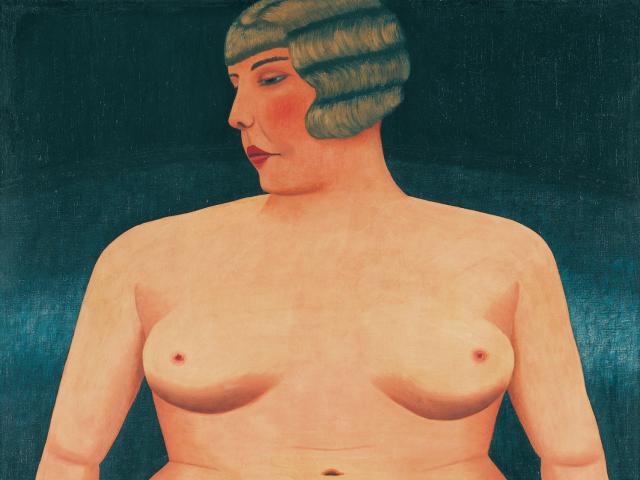 Camille Bombois, Femme nue assise, 1930, Öl auf Leinwand, Sammlung Zander, © VG Bild-Kunst, Bonn, 2022