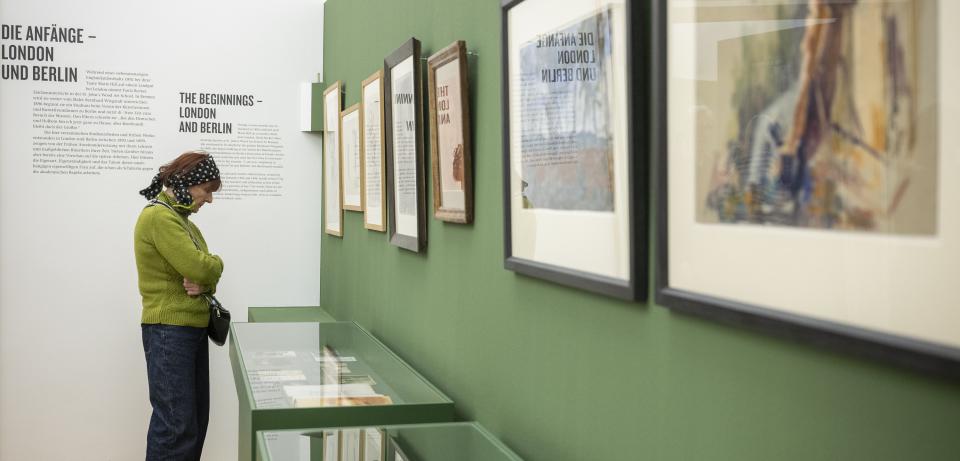 Blick in die Ausstellung Becoming Paula Saal 2, Foto Hannes von der Fecht Blick in die Ausstellung Becoming Paula Saal 2, Foto Hannes von der Fecht