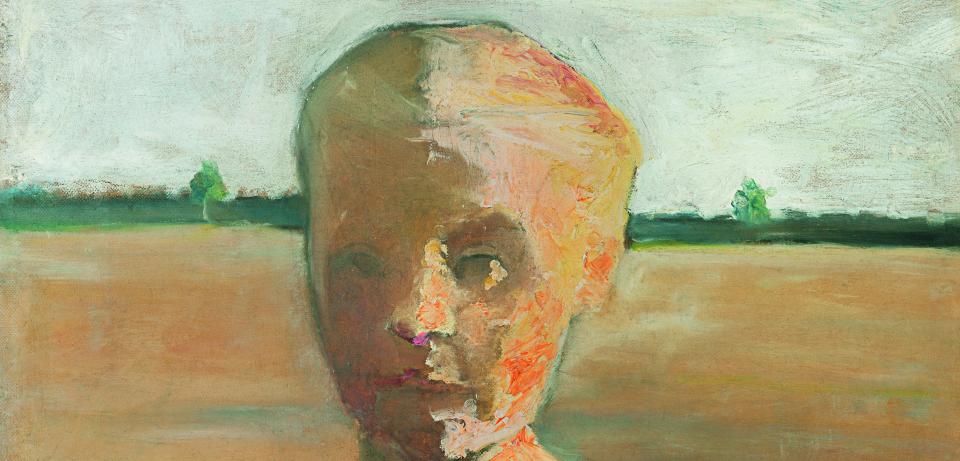 Paula Modersohn-Becker Brustbild eines Mädchens in der Sonne vor weiter Landschaft Paula Modersohn-Becker, Brustbild eines Mädchens in der Sonne vor weiter Landschaft, 1897, Privatsammlung copryright Paula-Modersohn-Becker-Stiftung, Bremen 