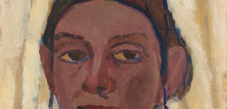 Paula Modersohn Becker SelbstbildnisMitZitrone 1906 7 PaulaModersohnBeckerStiftung 300dpi Paula Modersohn-Becker, Selbstbildnis mit Zitrone, 1906/07 Paula-Modersohn-Becker-Stiftung, Leihgabe aus Privatbesitz copyright Paula-Modersohn-Becker-Stiftung, Bremen 