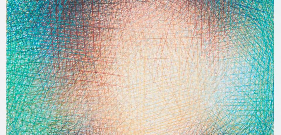 Slawomir Elsner: Bildnis Martin Luther, 2017, Farbstift auf Papier (nach Lucas Cranach d. Ä., Museen Böttcherstraße, Ludwig Roselius Museum, Bremen), Galerie Gebr. Lehmann Slawomir Elsner: Bildnis Martin Luther, 2017, Farbstift auf Papier (nach Lucas Cranach d. Ä., Museen Böttcherstraße, Ludwig Roselius Museum, Bremen), Galerie Gebr. Lehmann