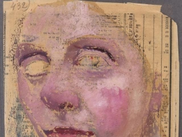 Paula Modersohn-Becker: Selbstbildnis, die rechte Hand am Kinn, Monotypie 1906, Paula Modersohn-Becker-Stiftung Bremen