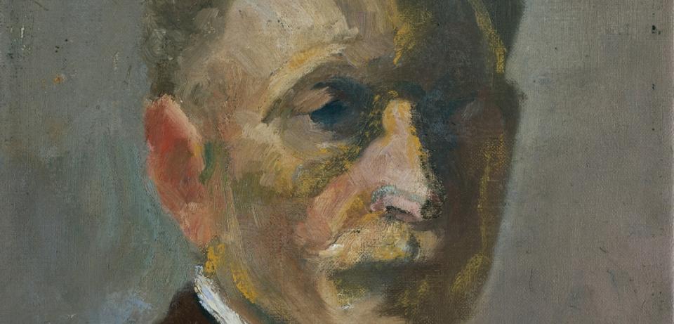 Emil Nolde: Selbstbildnis, Gemälde 1899, copyright Nolde Stiftung Seebüll Emil Nolde: Selbstbildnis, Gemälde 1899, copyright Nolde Stiftung Seebüll