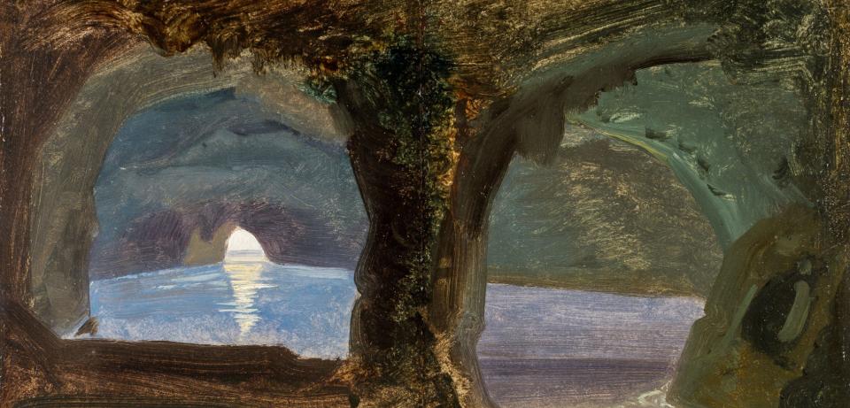 Ernst Fries, Die Blaue Grotte von Capri, 1826, © Kurpfälzisches Museum Heidelberg, Foto: K. Gattner © Kurpfälzisches Museum Heidelberg, Foto: K. Gattner