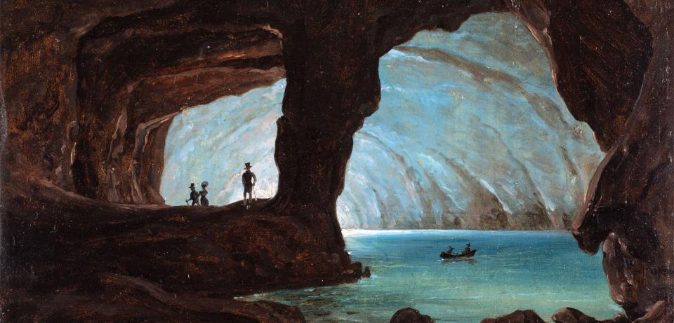 Constantin von Kügelgen, Die Blaue Grotte von Capri, 1833, © Kurpfälzisches Museum Heidelberg, Foto: K. Gattner Constantin von Kügelgen, Die Blaue Grotte von Capri, 1833, © Kurpfälzisches Museum Heidelberg, Foto: K. Gattner