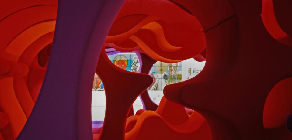Verner Panton, Fantasy Landscape. Visiona 2, 1970/ 2000, Kunstmuseum Wolfsburg, Design by Verner Panton, © Verner Panton Design AG, Foto: Matthias Langer © Verner Panton Design AG, Foto: Marek Kruszewski