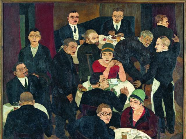 Josef Scharl, Blinder Bettler im Café, 1927, Kunsthalle Emden - Stiftung Henri und Eske Nannen, © Susanne Fiegel