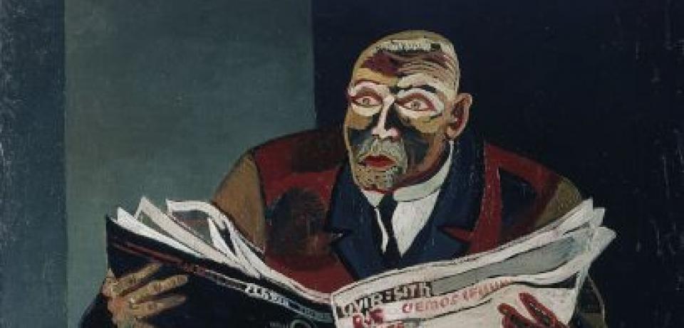 Josef Scharl Der Zeitungsleser 1935 Staatliche Museen zu Berlin Nationalgalerie Berlin copyright Susanne Fiegel Foto bpk Joerg P. Anders Josef Scharl, Der Zeitungsleser, 1935, Staatliche Museen zu Berlin, Nationalgalerie Berlin, copyright Susanne Fiegel, Foto: bpk/Jörg P. Anders