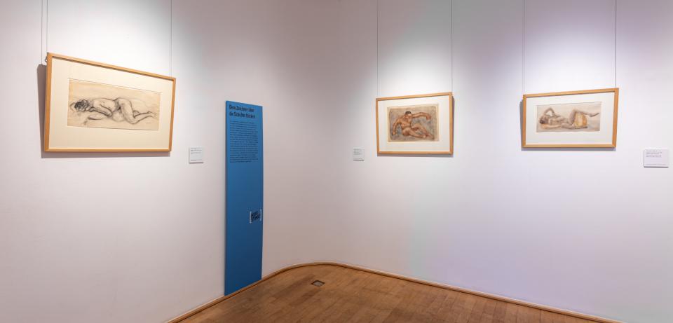 Auch Zeichnungen von Bernhard Hoetger werden in den "Short Stories" aktuell präsentiert © Foto: Pat Leo Auch Zeichnungen von Bernhard Hoetger werden in den "Short Stories" aktuell präsentiert © Foto: Pat Leo