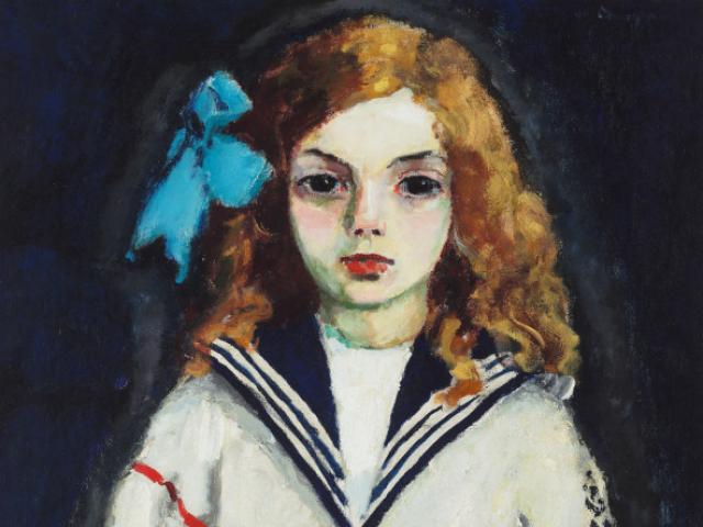 Kees van Dongen, Mädchen mit Matrosenkragen, 1912, Öl auf Leinwand, © Remagen, Arp Museum Bahnhof Rolandseck, Sammlung Rau für UNICEF, Foto: Horst Bernhard