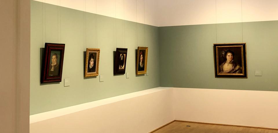 IMG 4377 bearbeitet Das Bildnis Katharina von Bora zwischen weiteren Frauenporträts in der Ausstellung "Tausche Cranach gegen Monet"