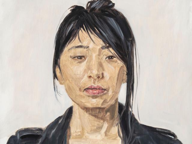 aus der Serie Tim Eitel, 10 portraits, 2021/2022, Öl und Tempera auf Leinwand, Foto: Jean-Louis Losi, Gallery Eigen + Art Berlin, Pace Gallery and Galerie Jousse Entreprise, VG Bild-Kunst, Bonn, 2022