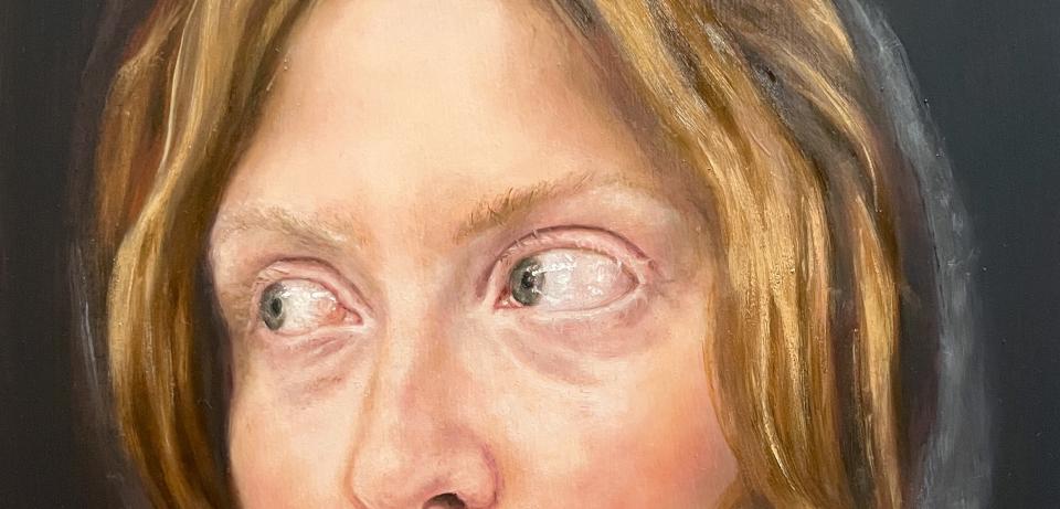 Wiebke Mertens Side Eye 2 2026 Oel auf Leinwand copyright Wiebke Mertens Wiebke Mertens Side Eye 2 2026 Oel auf Leinwand copyright Wiebke Mertens