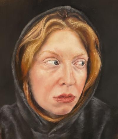 Wiebke Mertens Side Eye 1 2026 Oel auf Papier copyright Wiebke Mertens Wiebke Mertens Side Eye 1 2026 Oel auf Papier copyright Wiebke Mertens