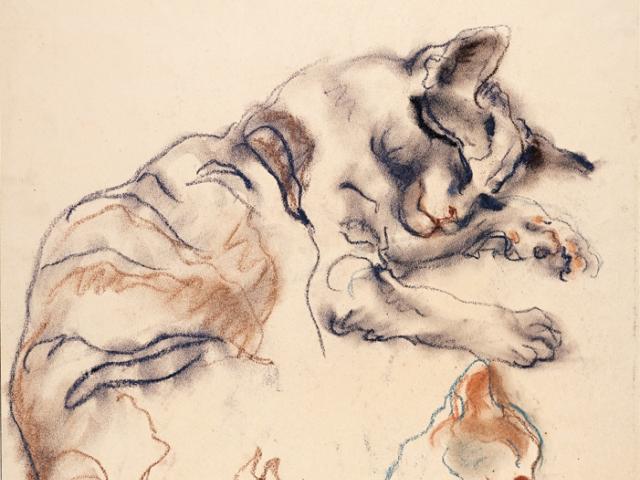 Elfriede Lohse-Wächtler: Katzen