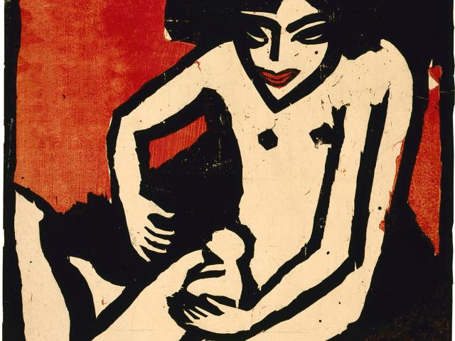 Ernst Ludwig Kirchner: KG Brücke in Galerie Arnold/Schlossstrasse, 1910