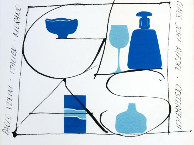 Haase & Knels – Atelier für Gestaltung: Glas aus Italien und Österreich, Crusoe Halle Böttcherstraße Bremen, 1964
