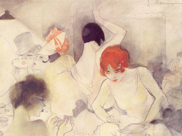 Jeanne Mammen, Vor dem Auftritt; um 1928