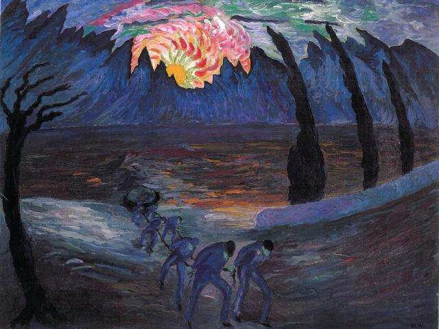 Marianne Werefkin: Sonnenaufgang, undatiert, Fondazione Marianne Werefkin, Museo Comunale d’Arte Moderna Ascona