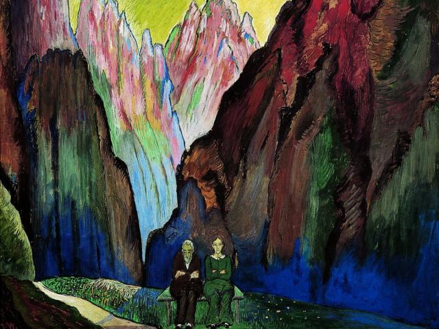 Marianne Werefkin: Mit dem Rücken zum Leben, 1928, Fondazione Marianne Werefkin, Museo Comunale d’Arte Moderna Ascona