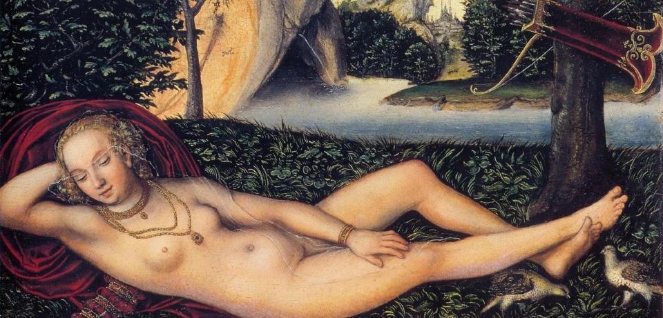 Q Quellnymphe Kunsthalle Bremen Lucas Cranach d. Ä., Quellnymphe, nach 1537