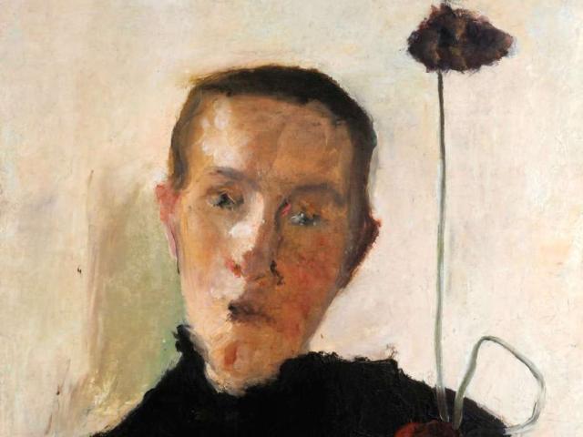 PMB Brustbild einer Frau mit Mohnblumen um 1898 24 web Copyright