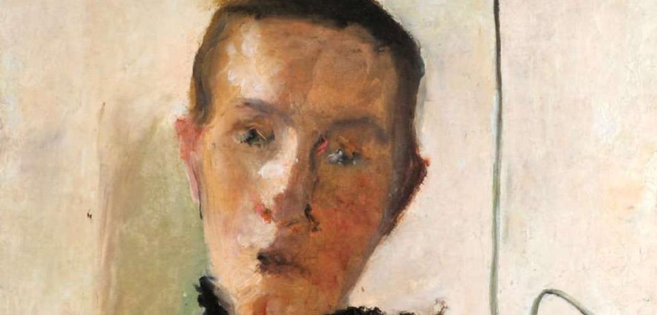 PMB Brustbild einer Frau mit Mohnblumen um 1898 24 web Paula Modersohn-Becker: Brustbild einer Frau mit Mohnblumen, um 1898, Museen Böttcherstraße, Paula Modersohn-Becker Museum, Bremen