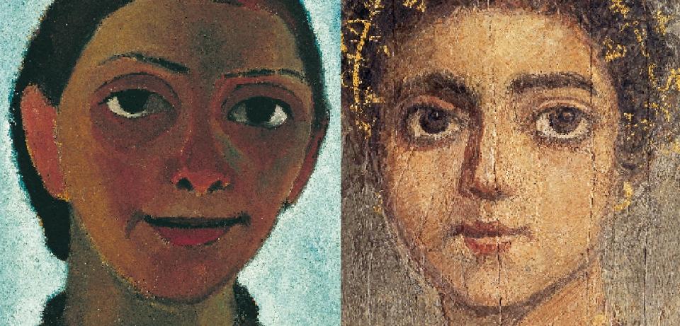 doppelbildnis web Paula Modersohn-Becker und die ägyptischen Mumien-Portraits, Doppelbildnis