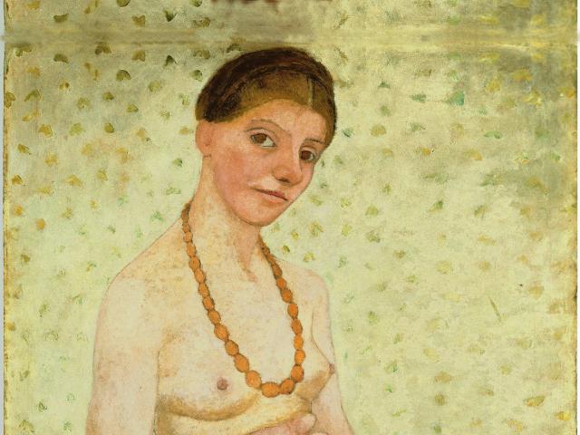 Paula Modersohn Becker Selbstbildnis am 6. Hochzeitstag 1906 Museen Boettcherstrasse Copyright