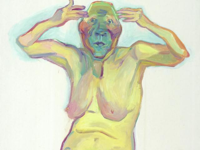 Maria Lassnig: Zweifel, 2004/2005, Privatbesitz, Foto: Hauser & Wirth