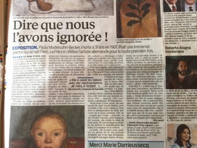 Zeitungsausschnitt ‚Le Parisien‘ vom 30. April 2016: „Es ist kaum zu glauben, aber wir haben sie ignoriert!“ 