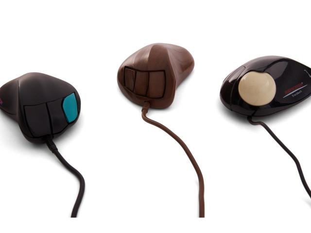 Luigi Colani, Vobis Highcreen, PC Mäuse Holx,Sisco, Trackball, 1991-1993, Sammlung POPDOM, @ Colani Design Germany