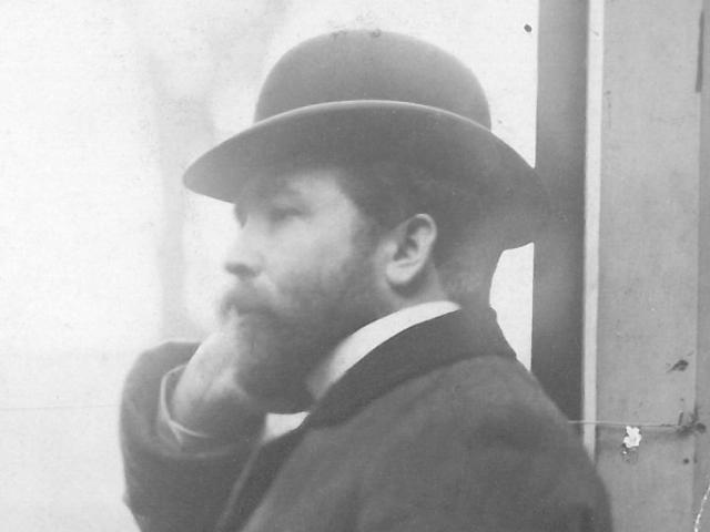 Bildhauer Bernhard Hoetger um 1900 in Paris