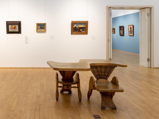 Perfekt für das Museum: Möbel entworfen von Bernhard Hoetger, Foto: Patric Leo
