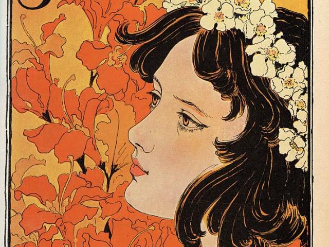 Jugend Nr. 14, 1896, Gestaltung Titelblatt Otto Eckmann