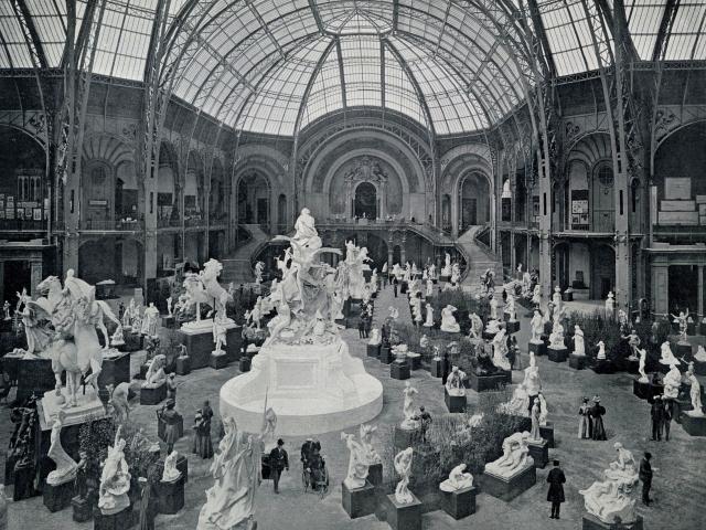 Skulpturenausstellung 1900 im Grand Palais