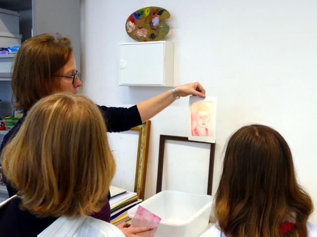 Kinderatelier Ferienprogramm Postkartendruck Copyright