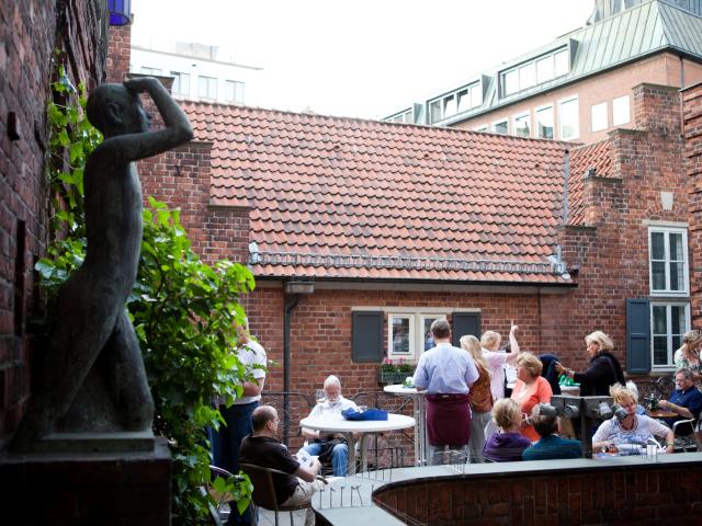 Terrasse des Paula Modersohn-Becker Museums zur Langen Nacht der Museen, Foto: freiraumfotografie, Bremen