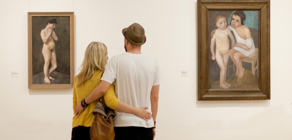 Besucher im Paula Modersohn Becker Museum web 