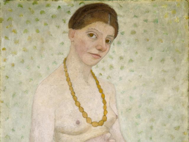 Paula Modersohn Becker Selbstbildnis am 6 Hochzeitstag webhell1 Copyright