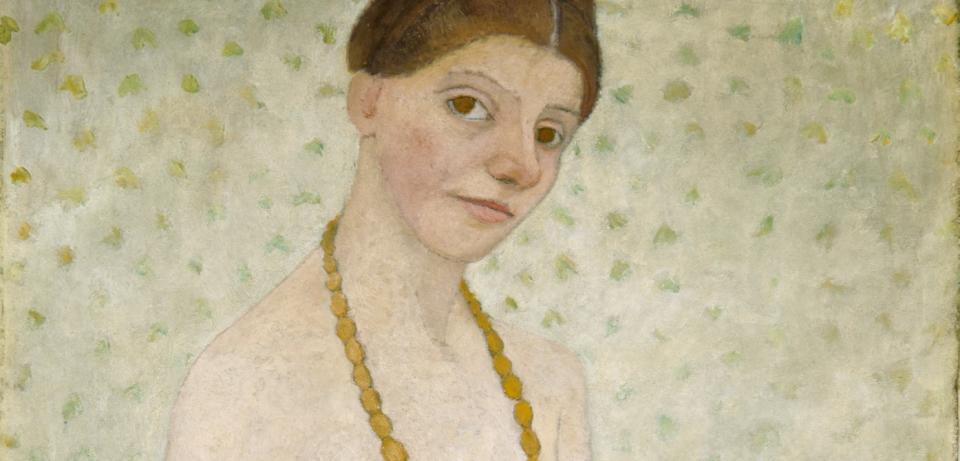 Paula Modersohn Becker Selbstbildnis am 6 Hochzeitstag webhell1 