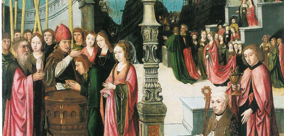 Anonym Aufbruch der Hl. Ursula Anonym Aufbruch der Hl. Ursula, 1500-1550, Ludwig Roselius Museum, Bremen