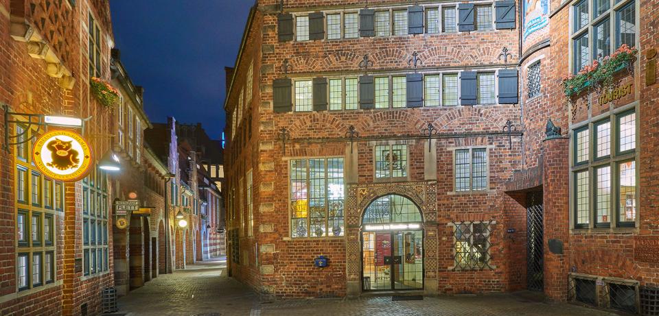 Das Ludwig Roselius Museum bei Nacht Das Ludwig Roselius Museum bei Nacht | Foto: Martin Luther
