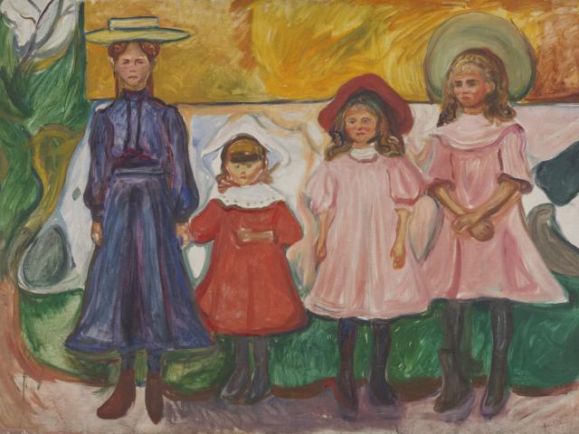 Edvard Munch "Four Girls in Åsgårdstrand", 1903. Photo: ©Munchmuseet / Halvor Bjørngård
