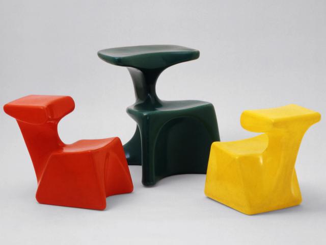 Luigi Colani, Zocker und der Colani, 1972 bzw. 1973, Sammlung POPDOM, Foto Colya Zucker, © Colani Design Germany GmbH