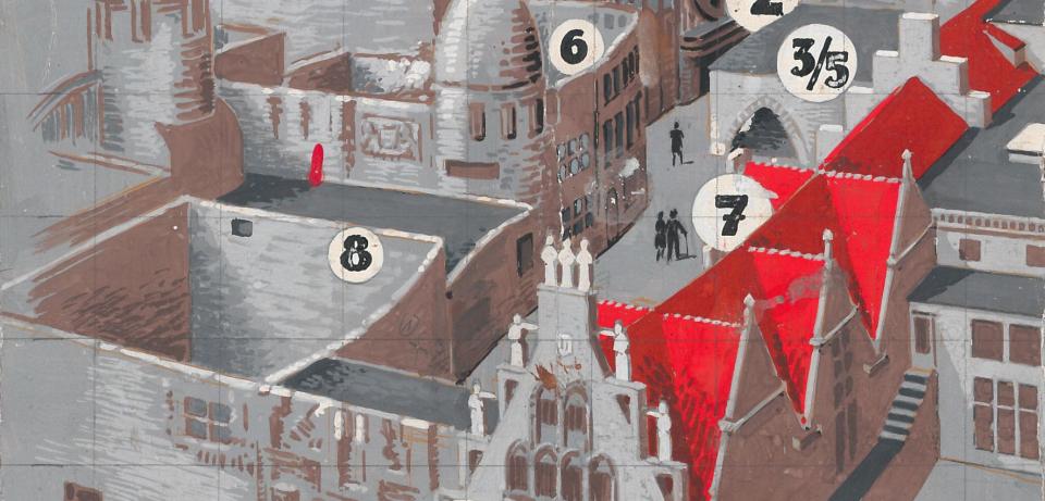 Scan Boettcherstrasse Zeichnung 