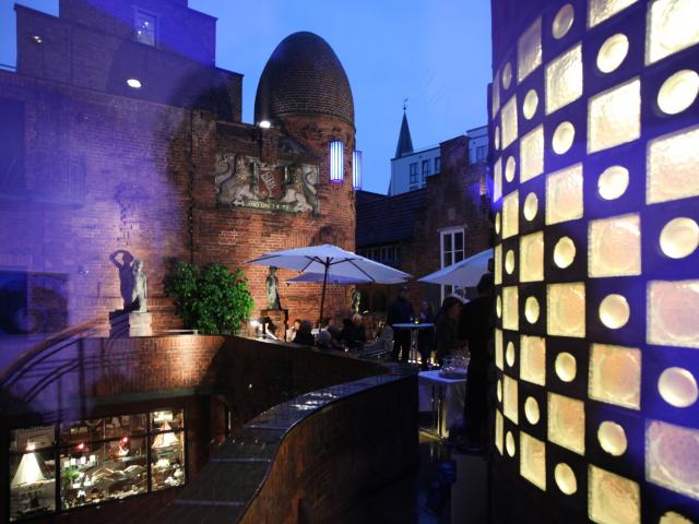 Paula Modersohn Becker-Museum bei Nacht, Foto: Jiang Feipeng