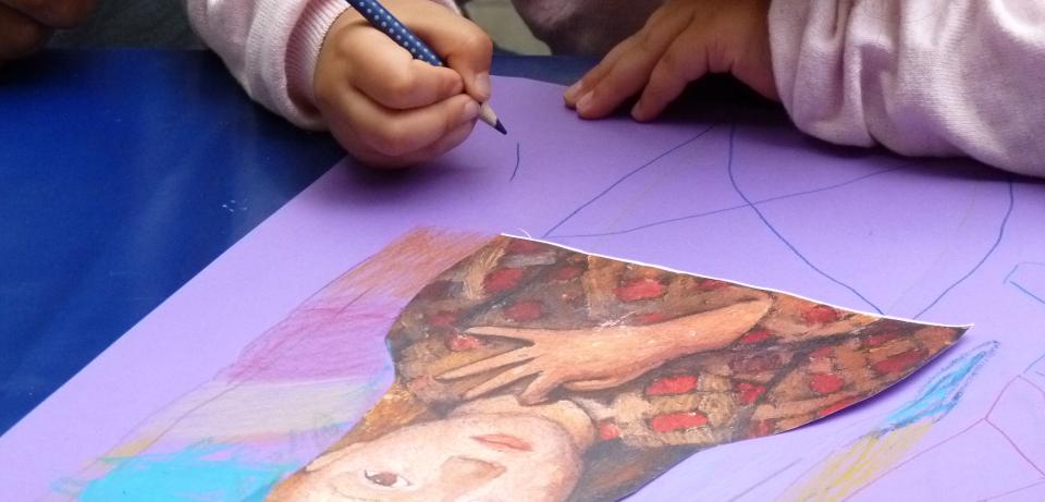 Kinder kreativ im Kinderatelier Kinder kreativ im Kinderatelier, Foto: Museen Böttcherstraße