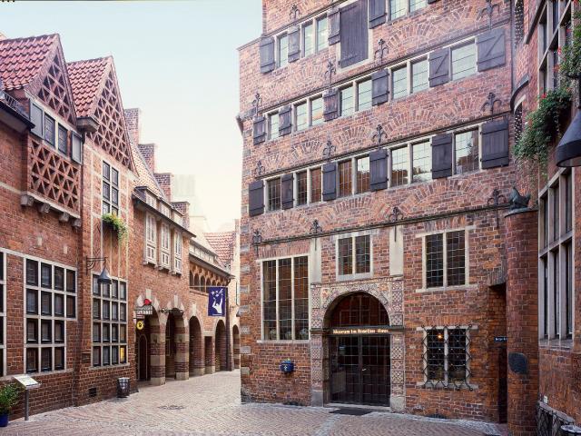 Fassade Museum im Roselius Haus Archiv Boettcherstrasse Bremen klein Copyright