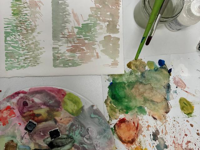 Atelierbild Ulrike Schulte Copyright